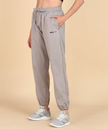 Oversized Track Pants - Grey